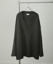 NILWAY（ニルウェイ）の「Vネックリブニットルーズプルオーバー/セットアップ着用可能（ニット/セーター・メンズ）」