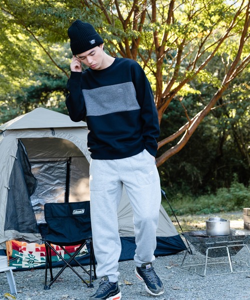OUTDOOR PRODUCTS APPAREL(アウトドアプロダクツアパレル)の「裏フリース 切り替え スウェット トレーナー(スウェット・メンズ・チャコールグレー/ブラック/ベージュ/ブラウン・MEDIUM/LARGE/X-LARGE)」の16枚目の写真