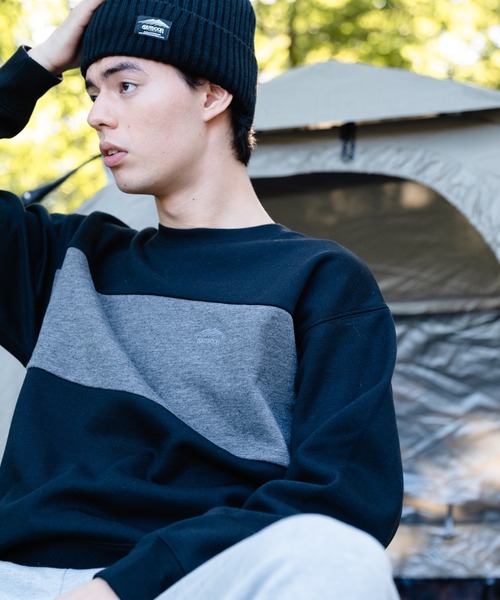 OUTDOOR PRODUCTS APPAREL(アウトドアプロダクツアパレル)の「裏フリース 切り替え スウェット トレーナー(スウェット・メンズ・チャコールグレー/ブラック/ベージュ/ブラウン・MEDIUM/LARGE/X-LARGE)」の20枚目の写真