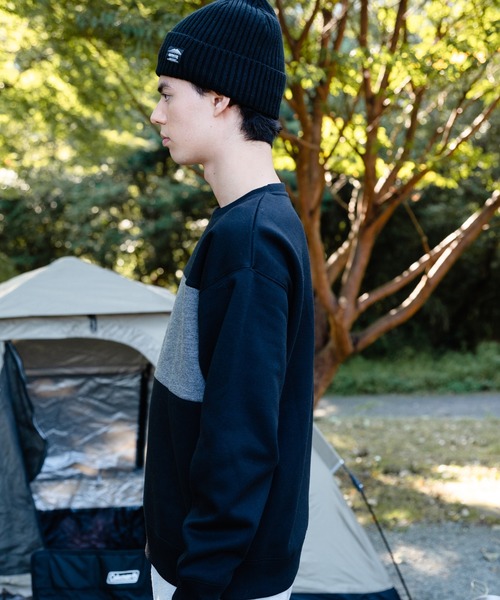 OUTDOOR PRODUCTS APPAREL(アウトドアプロダクツアパレル)の「裏フリース 切り替え スウェット トレーナー(スウェット・メンズ・チャコールグレー/ブラック/ベージュ/ブラウン・MEDIUM/LARGE/X-LARGE)」の22枚目の写真