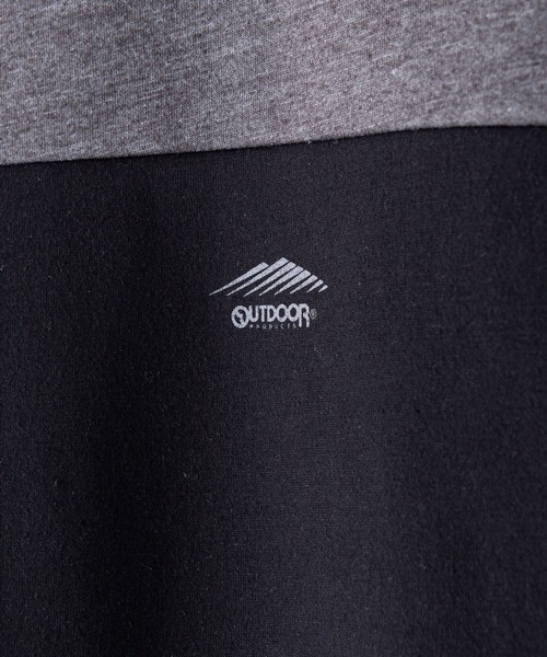 OUTDOOR PRODUCTS APPAREL(アウトドアプロダクツアパレル)の「裏フリース 切り替え スウェット トレーナー(スウェット・メンズ・チャコールグレー/ブラック/ベージュ/ブラウン・MEDIUM/LARGE/X-LARGE)」の10枚目の写真