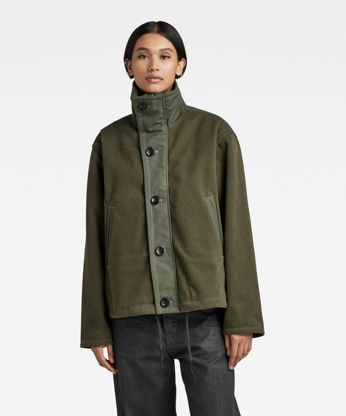 TRUCKER COLLAR JACKET