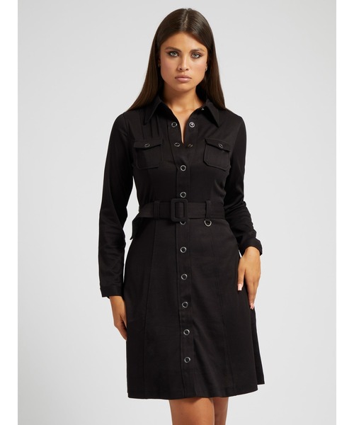 Guess（ゲス）の「Jeanne Dress（ワンピース・レディース・クリーム/ブラック・X-SMALL/MEDIUM/SMALL）」の5枚目の写真