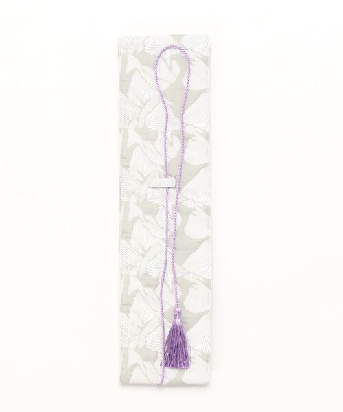 カヤ（カヤ）の「【カヤ】ふくれ織 情景帯ベルト（ベルト・レディース・レッド/ホワイト系その他/ネイビー・FREE）」の6枚目の写真