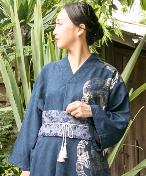 カヤ（カヤ）の「【カヤ】ふくれ織 情景帯ベルト（ベルト・レディース・レッド/ホワイト系その他/ネイビー・FREE）」の9枚目の写真