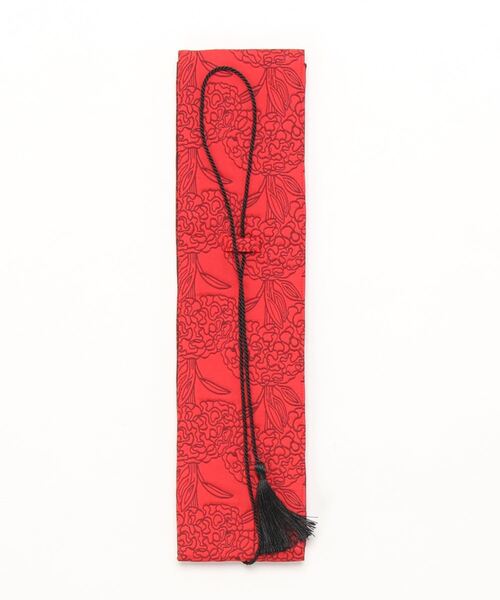 カヤ（カヤ）の「【カヤ】ふくれ織 情景帯ベルト（ベルト・レディース・レッド/ホワイト系その他/ネイビー・FREE）」の11枚目の写真