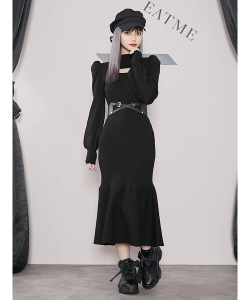 EATME（イートミー）の「フェイクレザークロスベルト（ベルト・レディース・ブラック・FREE）」の3枚目の写真