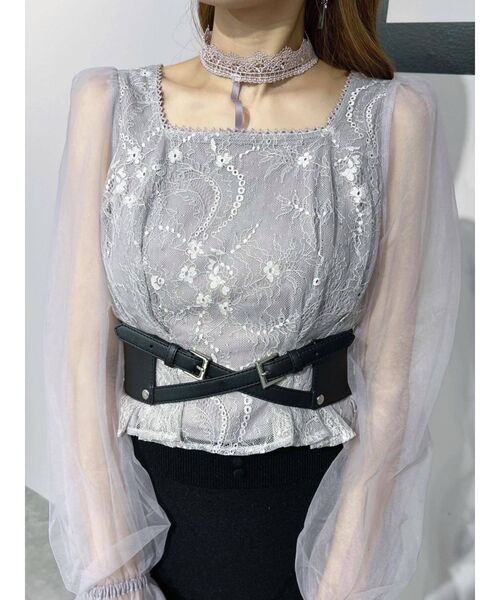 EATME（イートミー）の「フェイクレザークロスベルト（ベルト・レディース・ブラック・FREE）」の10枚目の写真