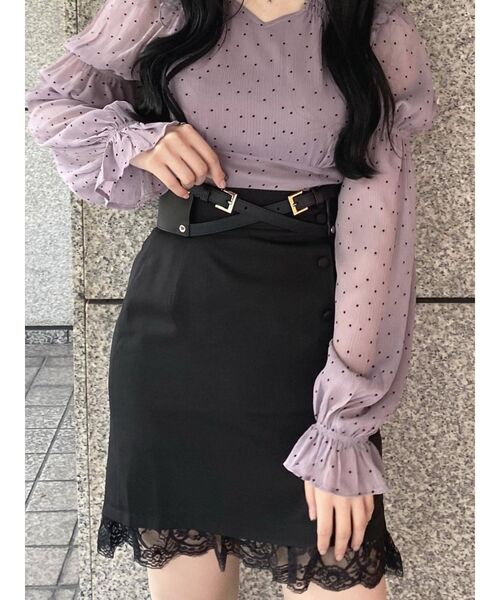 EATME（イートミー）の「フェイクレザークロスベルト（ベルト・レディース・ブラック・FREE）」の15枚目の写真