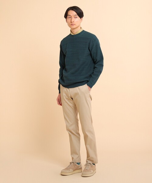 TAKEO KIKUCHI(タケオキクチ)の「ハイストレッチ ピケ スリム パンツ(スラックス・メンズ・ベージュ/ネイビー/ライトグレー/ブラック/ワインレッド・01/02/03/04/05)」の21枚目の写真