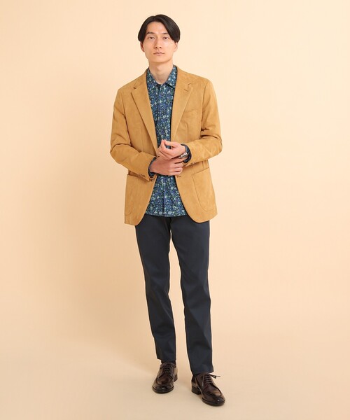 TAKEO KIKUCHI(タケオキクチ)の「ハイストレッチ ピケ スリム パンツ(スラックス・メンズ・ベージュ/ネイビー/ライトグレー/ブラック/ワインレッド・01/02/03/04/05)」の18枚目の写真