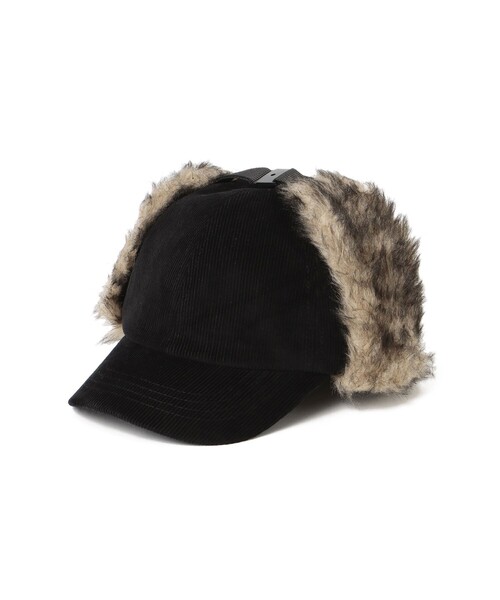 BEAMS HEART（ビームスハート）の「イヤー ファー コーデュロイ キャップ【ユニセックス】（キャップ・メンズ・ベージュ/ブラック・ONE SIZE）」の17枚目の写真