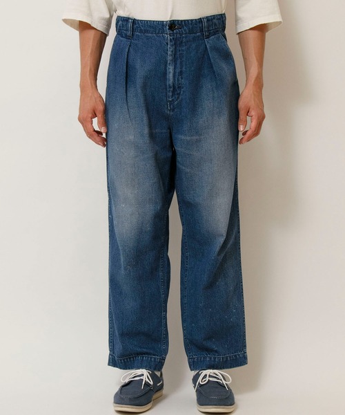 Johnbull（ジョンブル）の「フレンチワークジーンズ（デニムパンツ・メンズ・インディゴブルー・SMALL/MEDIUM/LARGE）」の2枚目の写真