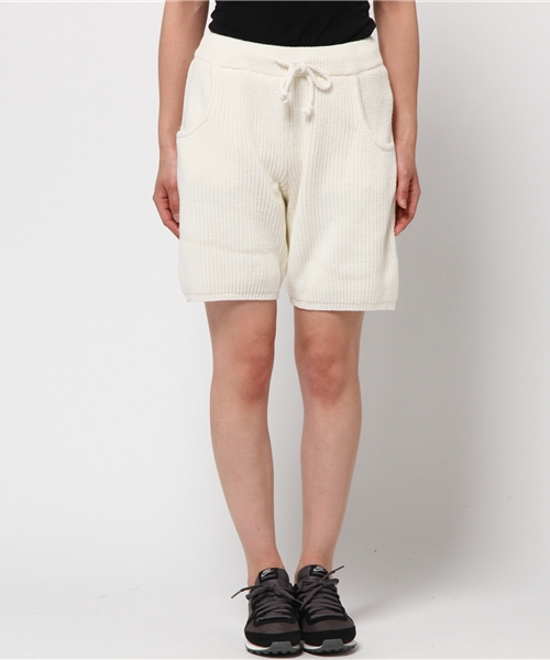 CIAOPANIC（チャオパニック）の「【Ciaopanic】　バルキー綿混片畦Shorts（その他パンツ・レディース・オフホワイト/グレー/ネイビー・FREE）」の4枚目の写真