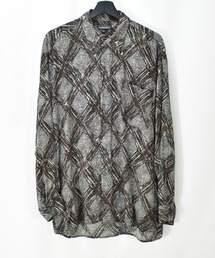 VINTAGE（ヴィンテージ）の「【ヴィンテージ古着】90's POSITANO / ポジターノ 総柄  長袖 レーヨンシャツ（シャツ/ブラウス）」