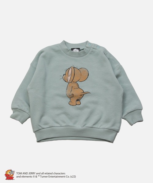 JAM & LINK（ジャムアンドリンク）の「TOM&JERRY / トムアンドジェリー トレーナー（スウェット・キッズ・B/C/D/E/F/A・80ｃｍ/90cm/100cm/110cm/120cm/130cm/140cm）」の3枚目の写真