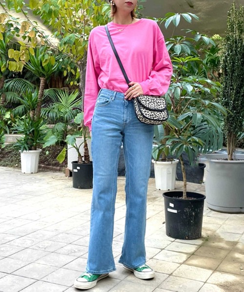 【SOMETHING】LISAフレアデニムパンツ（デニムパンツ）｜SOMETHING（サムシング）