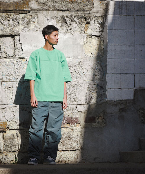 BEAMS（ビームス）の「BEAMS / フットボール Tシャツ（Tシャツ/カットソー・メンズ・ブラック/ホワイト/ミント・S/M/L/XL）」の10枚目の写真