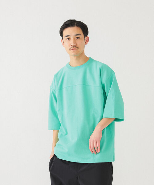 BEAMS（ビームス）の「BEAMS / フットボール Tシャツ（Tシャツ/カットソー・メンズ・ブラック/ホワイト/ミント・S/M/L/XL）」の11枚目の写真
