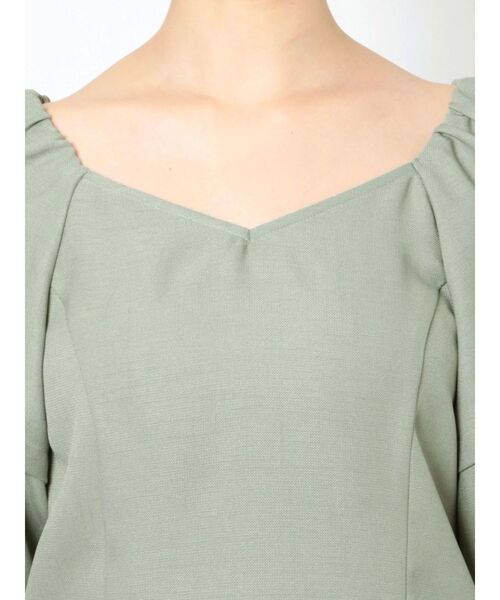 LAGUNAMOON（ラグナムーン）の「バックリボンブラウス（シャツ/ブラウス・レディース・ベージュ/ブラウン/グリーン・FREE）」の8枚目の写真