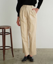 CORDUROY TAPERED PANTS