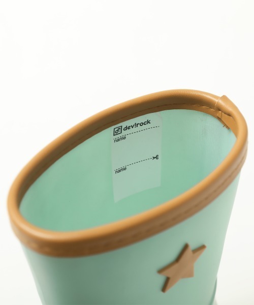 devirock(デビロック)の「配色モチーフ レインブーツ (リフレクター付き)(レインシューズ・キッズ・ピンク/ライトカーキ/パープル/グリーン系その他・15.0cm/16.0cm/17.0cm/18.0cm/19.0cm/20.0cm/21.0cm)」の12枚目の写真