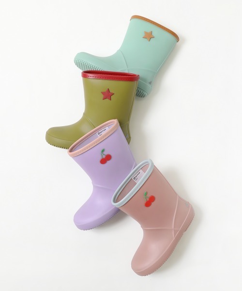 devirock(デビロック)の「配色モチーフ レインブーツ (リフレクター付き)(レインシューズ・キッズ・ピンク/ライトカーキ/パープル/グリーン系その他・15.0cm/16.0cm/17.0cm/18.0cm/19.0cm/20.0cm/21.0cm)」の13枚目の写真