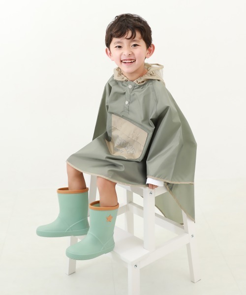 devirock(デビロック)の「配色モチーフ レインブーツ (リフレクター付き)(レインシューズ・キッズ・ピンク/ライトカーキ/パープル/グリーン系その他・15.0cm/16.0cm/17.0cm/18.0cm/19.0cm/20.0cm/21.0cm)」の14枚目の写真