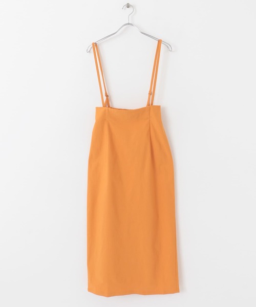 SENSE OF PLACE by URBAN RESEARCH（センスオブプレイスバイアーバンリサーチ）の「ストレッチサスツキハイウエストスカート（スカート・レディース・ブラック/ライトベージュ/モカ/オレンジ/イエロー・X-SMALL/SMALL/MEDIUM/LARGE/TALL）」の6枚目の写真