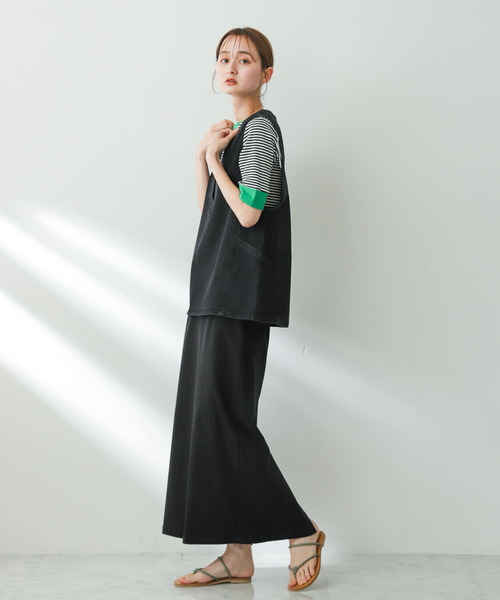 SENSE OF PLACE by URBAN RESEARCH（センスオブプレイスバイアーバンリサーチ）の「ストレッチサスツキハイウエストスカート（スカート・レディース・ブラック/ライトベージュ/モカ/オレンジ/イエロー・X-SMALL/SMALL/MEDIUM/LARGE/TALL）」の13枚目の写真