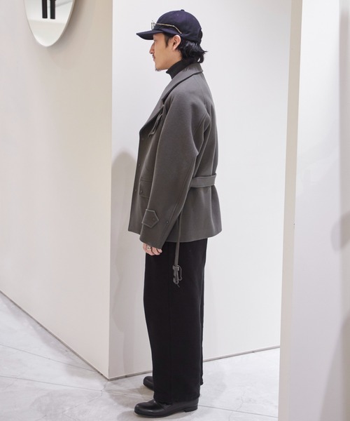 Scye(サイ)の「【Scye / サイ】Super140 Wool Melton Motorcycle Jacket / スーパー140ウールメルトンモーターサイクルジャケット(ライダースジャケット・メンズ・グリーン・38/36)」の11枚目の写真