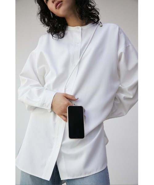 AZUL by moussy（アズールバイマウジー）の「BRAIDED MOBILE SHOULDER ROPE/ブレイディドモバイルショルダーロープ（その他小物・レディース・ブルー/ブラック/オフホワイト/オレンジ・FREE）」の5枚目の写真