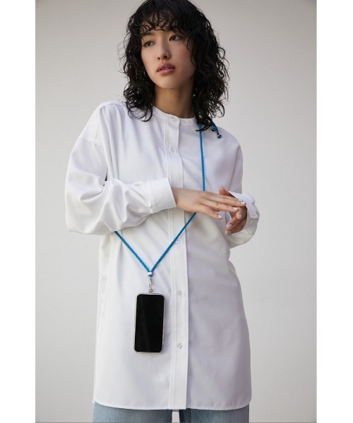 AZUL by moussy（アズールバイマウジー）の「BRAIDED MOBILE SHOULDER ROPE/ブレイディドモバイルショルダーロープ（その他小物・レディース・ブルー/ブラック/オフホワイト/オレンジ・FREE）」の19枚目の写真