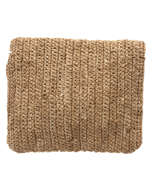 La TOTALITE（ラトータリテ）の「Le voyage en panie リボンラフィアクラッチ。（ショルダーバッグ・レディース・グレー/ベージュ・FREE）」の4枚目の写真