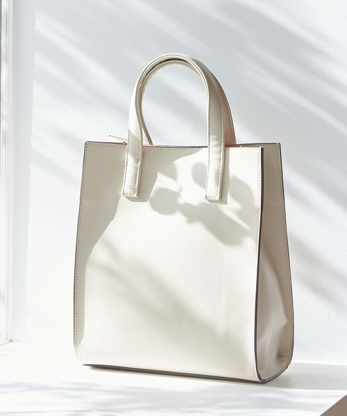 GLOBAL WORK(グローバルワーク)の「ダブルベルト2WAYBAG/175499(ショルダーバッグ・レディース・グリーン/オフホワイト/ブルー/ブラック/ベージュ・FREE)」の6枚目の写真
