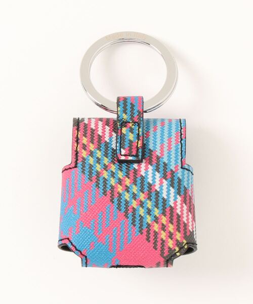 Vivienne Westwood（ヴィヴィアンウエストウッド）の「53020072-S000V-PFBIOGREEN SAFFIANO PRINTED SM ROUNDED AIR POD CASE（その他小物・レディース・チェック・FREE）」の4枚目の写真