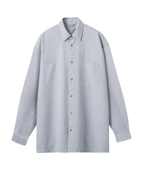 ALLTERRAIN 81 シアサッカーストライプシャツ L