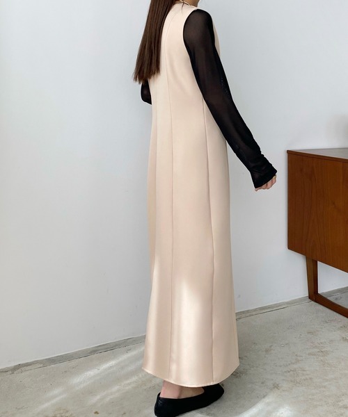 セール】前後2WAYキーネックジャンパースカート（ジャンパースカート