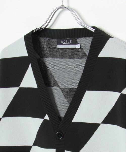 VENCEEXCHANGE（ヴァンスエクスチェンジ）の「【洗濯機で洗える／吸水速乾】NOBLE PRODUCT ノーブルプロダクト 総柄ニットカーディガン【UVカット】（カーディガン/ボレロ・メンズ・その他4/その他3/その他2・M/L）」の4枚目の写真