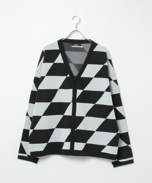 VENCEEXCHANGE（ヴァンスエクスチェンジ）の「【洗濯機で洗える／吸水速乾】NOBLE PRODUCT ノーブルプロダクト 総柄ニットカーディガン【UVカット】（カーディガン/ボレロ・メンズ・その他4/その他3/その他2・M/L）」の12枚目の写真