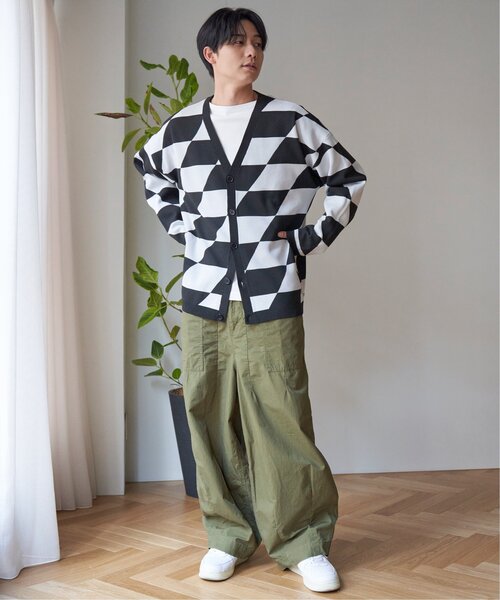 VENCEEXCHANGE（ヴァンスエクスチェンジ）の「【洗濯機で洗える／吸水速乾】NOBLE PRODUCT ノーブルプロダクト 総柄ニットカーディガン【UVカット】（カーディガン/ボレロ・メンズ・その他4/その他3/その他2・M/L）」の18枚目の写真