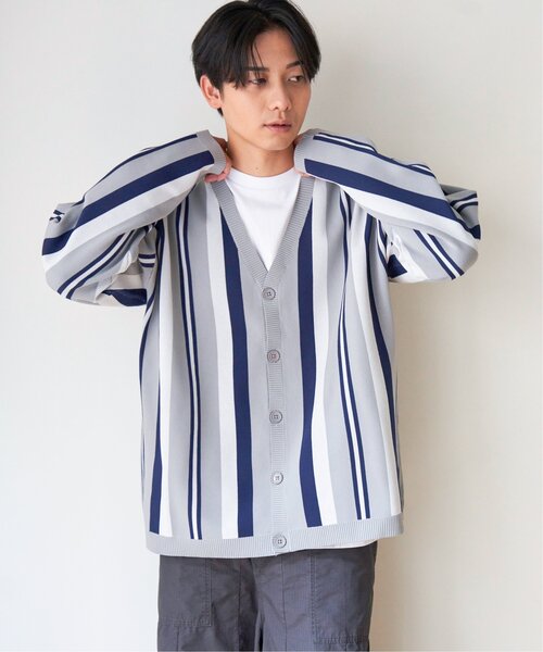 VENCEEXCHANGE（ヴァンスエクスチェンジ）の「【洗濯機で洗える／吸水速乾】NOBLE PRODUCT ノーブルプロダクト 総柄ニットカーディガン【UVカット】（カーディガン/ボレロ・メンズ・その他4/その他3/その他2・M/L）」の19枚目の写真