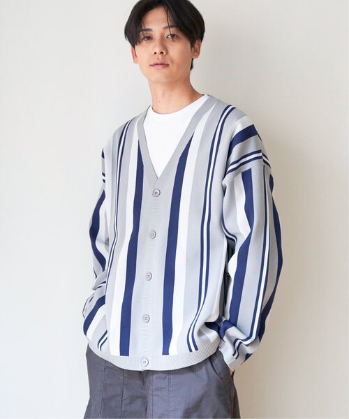 VENCEEXCHANGE（ヴァンスエクスチェンジ）の「【洗濯機で洗える／吸水速乾】NOBLE PRODUCT ノーブルプロダクト 総柄ニットカーディガン【UVカット】（カーディガン/ボレロ・メンズ・その他4/その他3/その他2・M/L）」の20枚目の写真