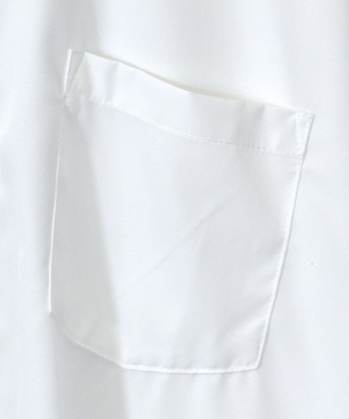 おしゃれスタ(オシャレスタ)の「ポリストレッチドロップショルダーシャツ【IR】 レディース メンズ(シャツ/ブラウス・メンズ・パープル/ブラック/チャコールグレー/ホワイト/ネイビー/サックスブルー/グレイッシュベージュ/グリーン・M/L/XL)」の14枚目の写真