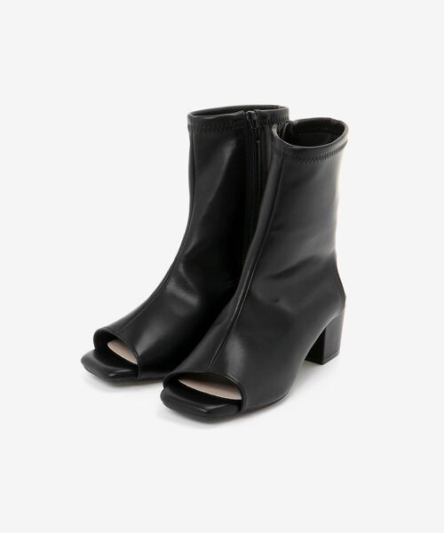 MAJESTIC LEGON（マジェスティックレゴン）の「オープンブーツサンダル（サンダル・レディース・ブラック/アイボリー・MEDIUM/LARGE）」の17枚目の写真