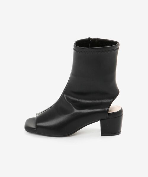 MAJESTIC LEGON（マジェスティックレゴン）の「オープンブーツサンダル（サンダル・レディース・ブラック/アイボリー・MEDIUM/LARGE）」の18枚目の写真