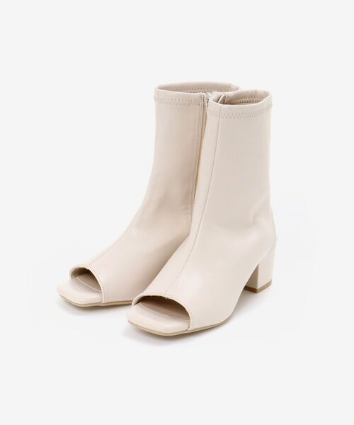 MAJESTIC LEGON（マジェスティックレゴン）の「オープンブーツサンダル（サンダル・レディース・ブラック/アイボリー・MEDIUM/LARGE）」の14枚目の写真