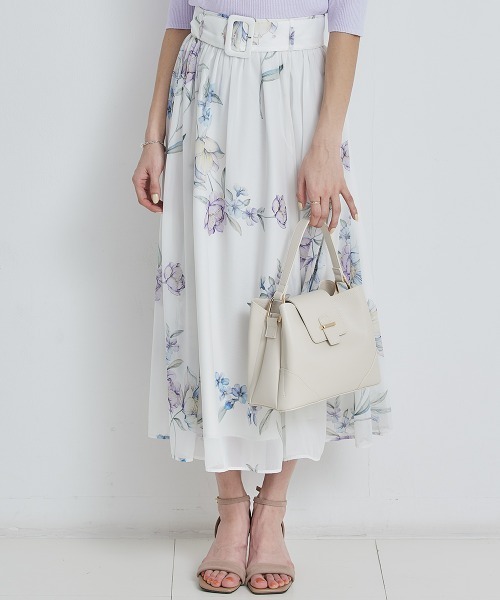 12Twelve Agenda（トゥエルブ　アジェンダ）の「軽量ワイドベルトワンハンドルミニバッグ（ハンドバッグ・レディース・オフホワイト/サックスブルー/ベージュ/チャコールグレー・FREE）」の5枚目の写真