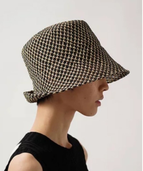 La Maison de Lyllis（メゾンドリリス）の「【La Maison de Lyllis】CLOCHE/2201021/2201021/クロシェ/ラメゾンドリリス（ハット・レディース・ブラック/アイボリー・FREE）」の5枚目の写真