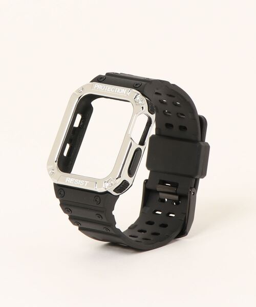 zandy（ズィーアンドワイ）の「zandy ズィー・アンド・ワイ/ Apple Watch【スポーツ一体式バンド】 アップルウォッチバンド 一体式ベルト /// sports1（デジタル腕時計・メンズ・ホワイト/クリア/ピンク/グレー/ライトグレー/ブラック/エメラルドブルー/ブラック×シルバー/ブラック×ピンク/ブラック×ゴールド/ピンクゴールド/ホワイト×ゴールド/アイボリー系/アイボリー/カーキ/カーキ系・S/M）」の20枚目の写真